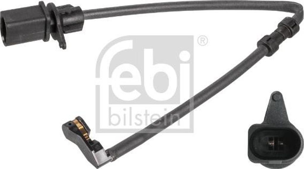 FEBI BILSTEIN 172290 Warnkontakt, Bremsbelagverschleiß OE 4H0615121E kompatibel mit A6 4G, A7 4G, A8 4H, Q5