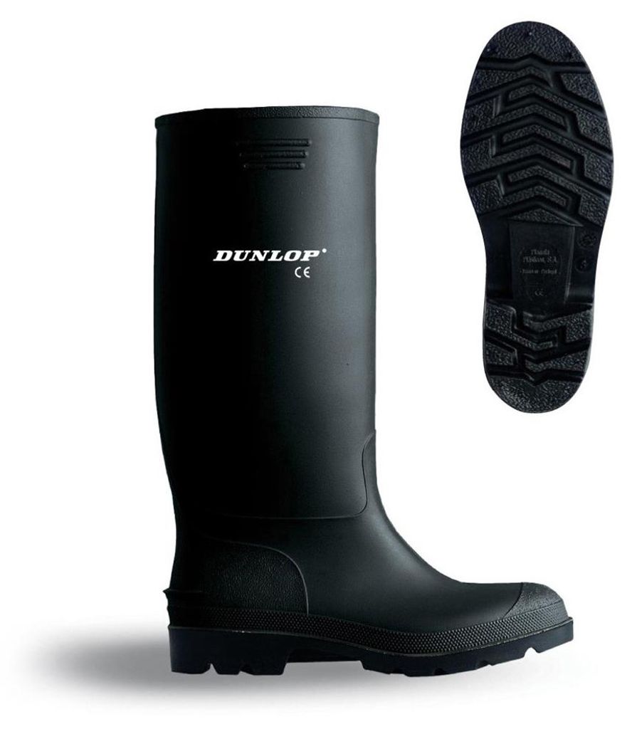 Botte Pvc Dunlop Noire T37 Protection Imperméable Durable - Image du produit 