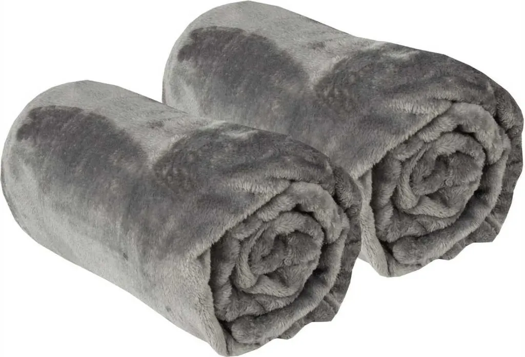 Set 2 Coperte Professionali Celina 150x200 Antracite - Top Quality