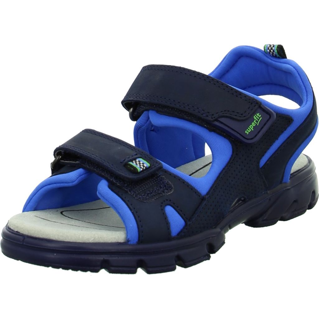 Superfit Scorpius sportliche Ledersandale EUR 27 blau