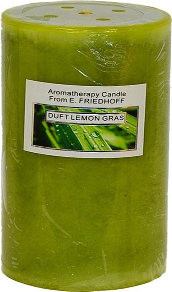 Stumpen-Duftkerze | Lemon Gras | H 72 x Ø 73 mm Produktbild 