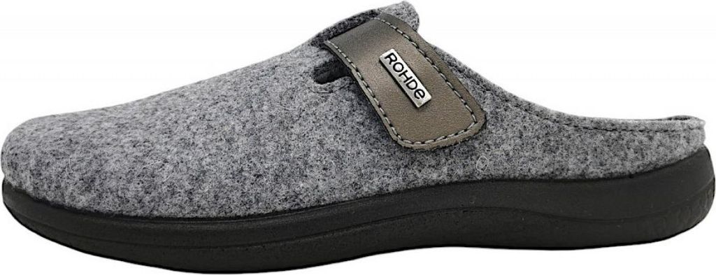 Chaussons d'intérieur Rohde Bari pour femmes, couleur gris, Image du produit 