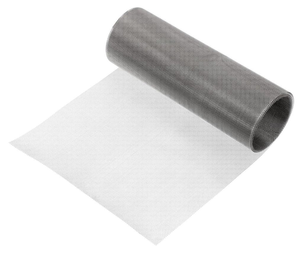 20 Maschen 118" x 10" Gewebtes Drahtgitter 316 Edelstahl Luftfiltergitter Fenstergitter Für DIY Projekte Lüftungsabdeckungen Filtration Tierzäune