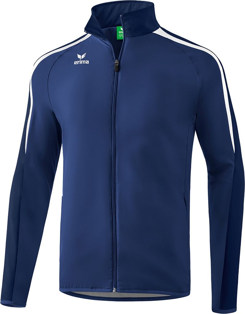 Erima Fußball Handball Liga 2.0 Präsentationsjacke Herren Sport Jacke navy weiß Gr M