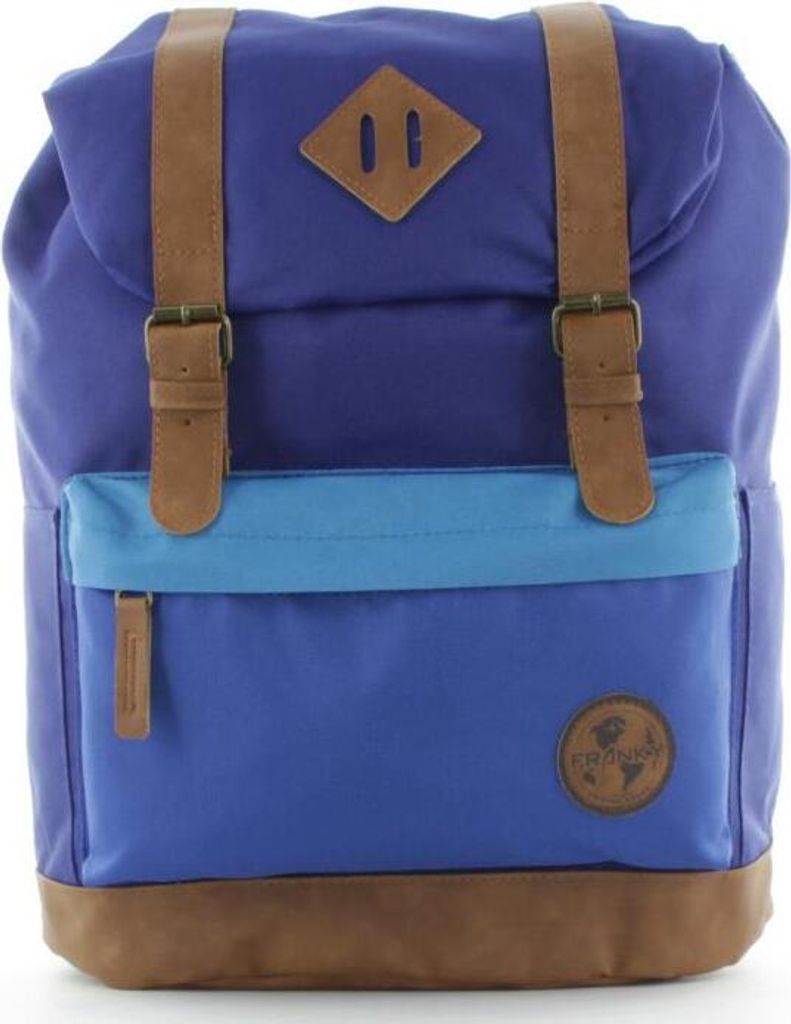 Franky Kinderrucksack KRS3 mit Laptopfach 13 Zoll Blau