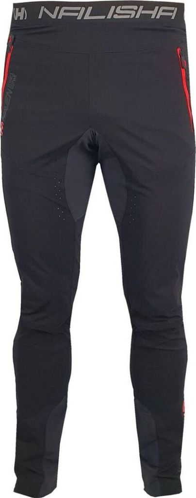 HAVEN Lange Fahrradhose ohne Träger - NALISHA SLIMFIT - Schwarz/Rot S