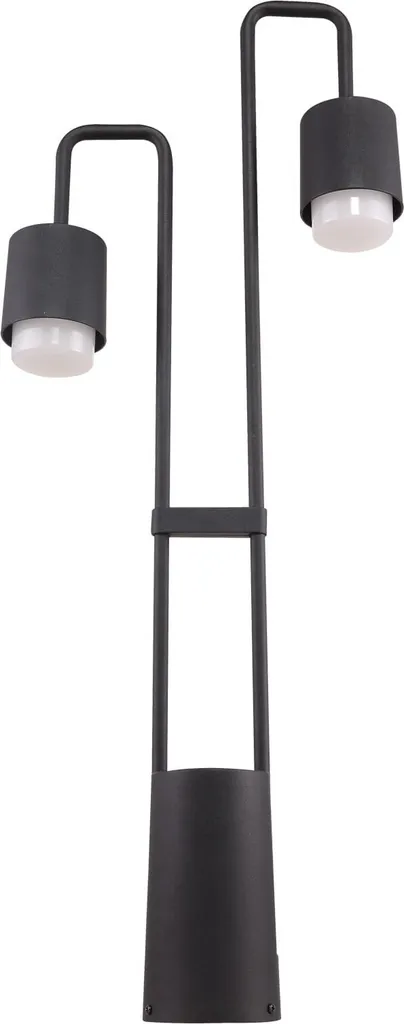 Italux Sorano C49/80/BK-9 Borne Lumineuse Jardin LED Noire 80cm