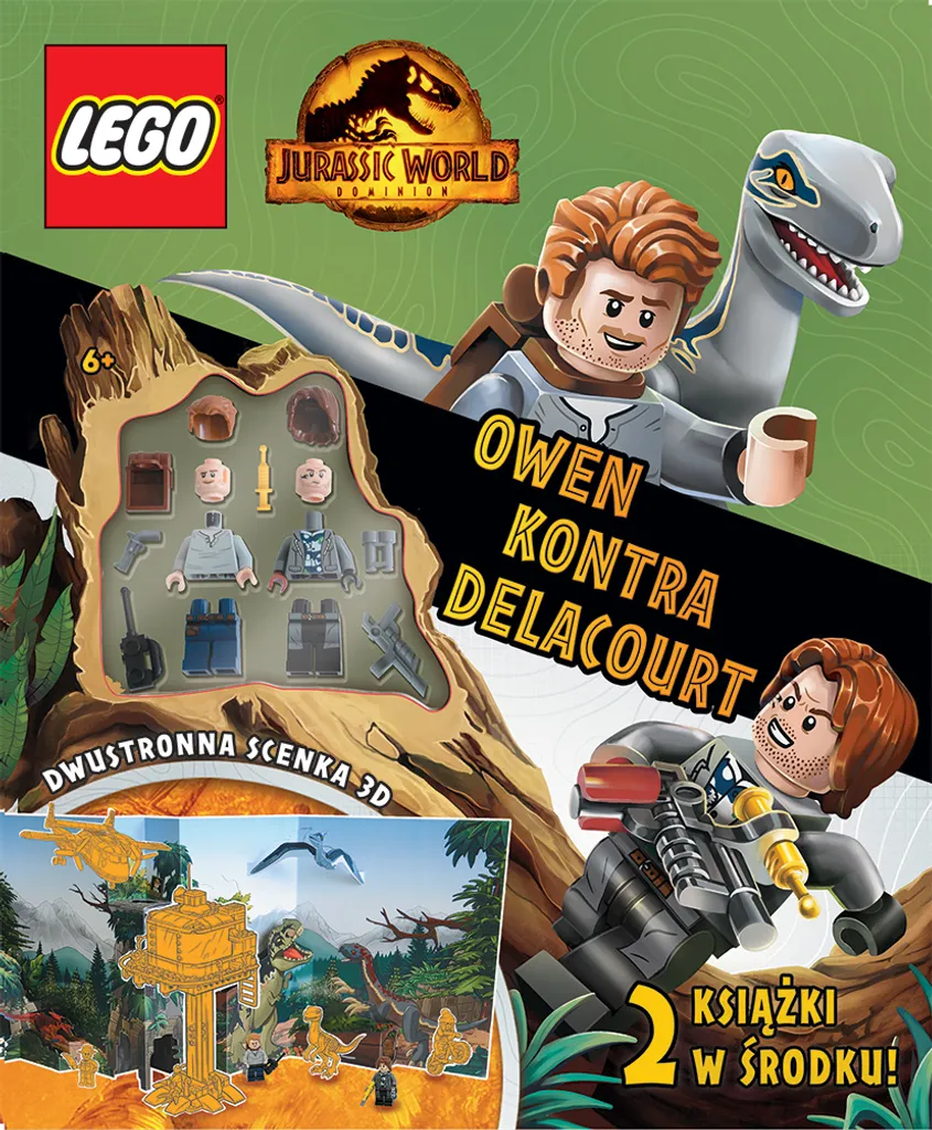 Finissez la Collection LEGO Jurassic World Owen Grady contre Delacourt