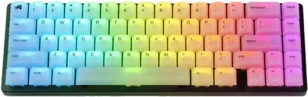 Kit Keycaps Glorious Polychroma RGB - Idéal pour Clavier Mécanique MX - 5