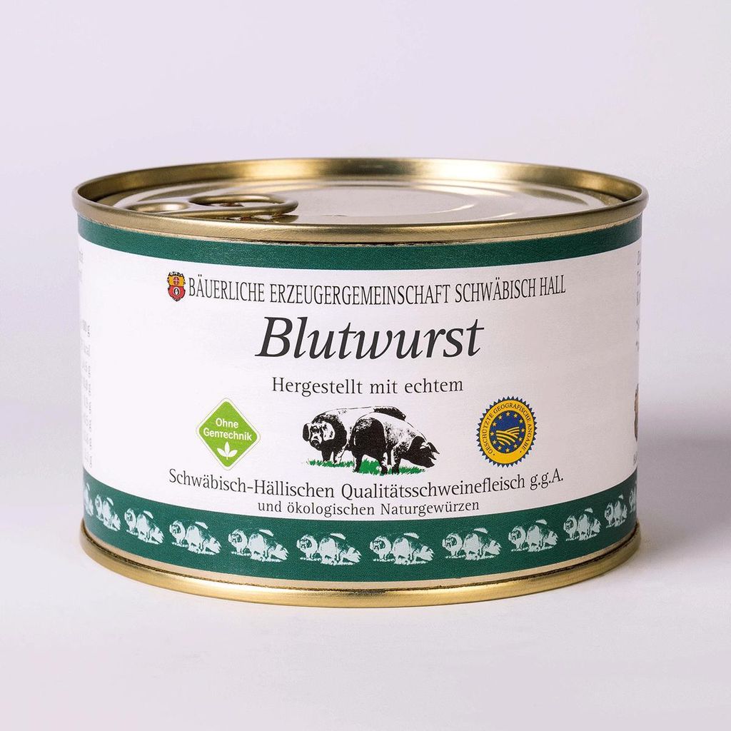 Echt Hällische Blutwurst.