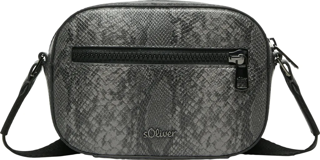 Look del Giorno: s.Oliver Borsa Crossbody Grey / Black Nero | Trendy Bag