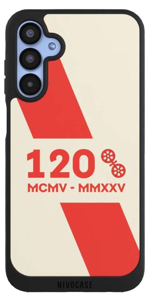 NIVOCASE Handyhülle für Samsung Galaxy A15 5G Hülle NIVOpure Case Schwarz 1. FSV Mainz 05 E.V. 120 Jahre Bundesliga