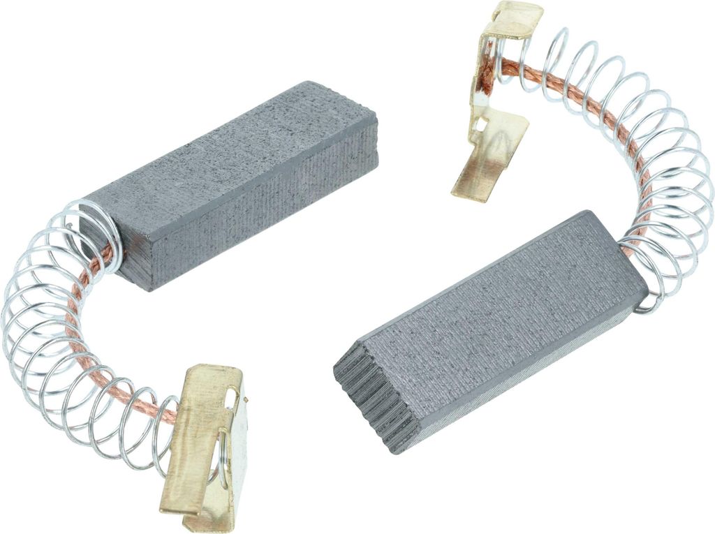 vhbw 2x Kohlebürste 6,5x10x30 mm kompatibel mit Midea Staubsauger
