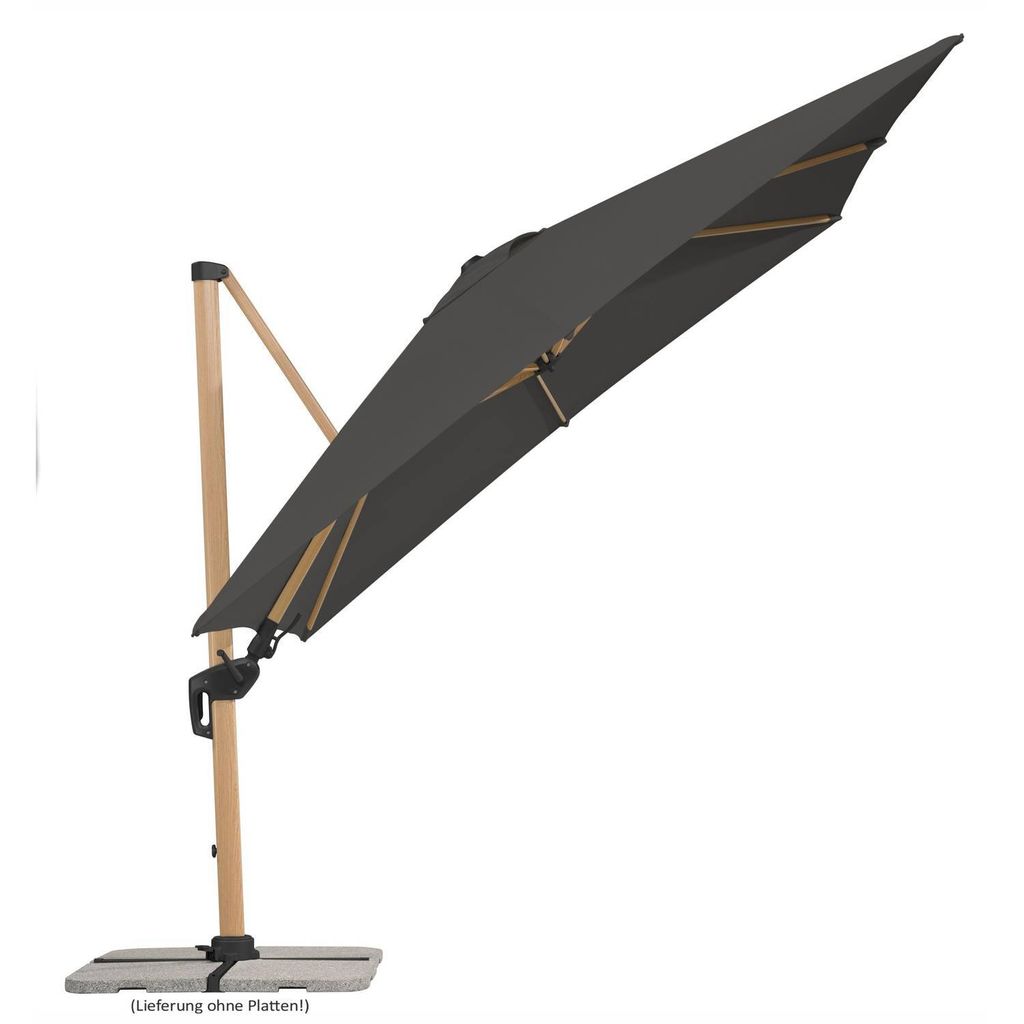Schneider Ampelschirm RHODOS TWIST WOODY ca. 300 x 300 cm, Produktbild 7