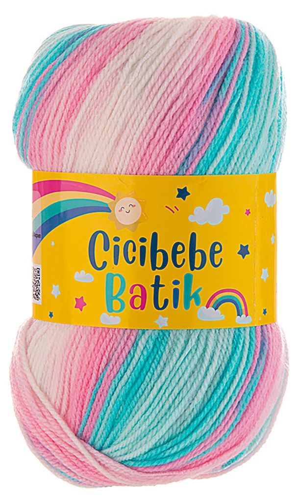 100g Farbverlaufsgarn Cicibebe Batik 35 Babywelt