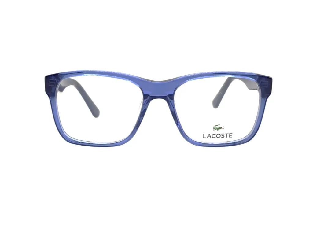 LACOSTE L3612 414 Monture Optique Bleue pour Homme Look Sport Chic