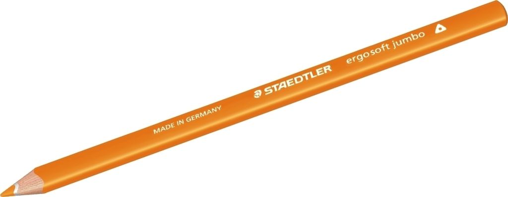 Staedtler Ergosoft Jumbo Farbstift 12er Dreikant farbig kinderfreundlich