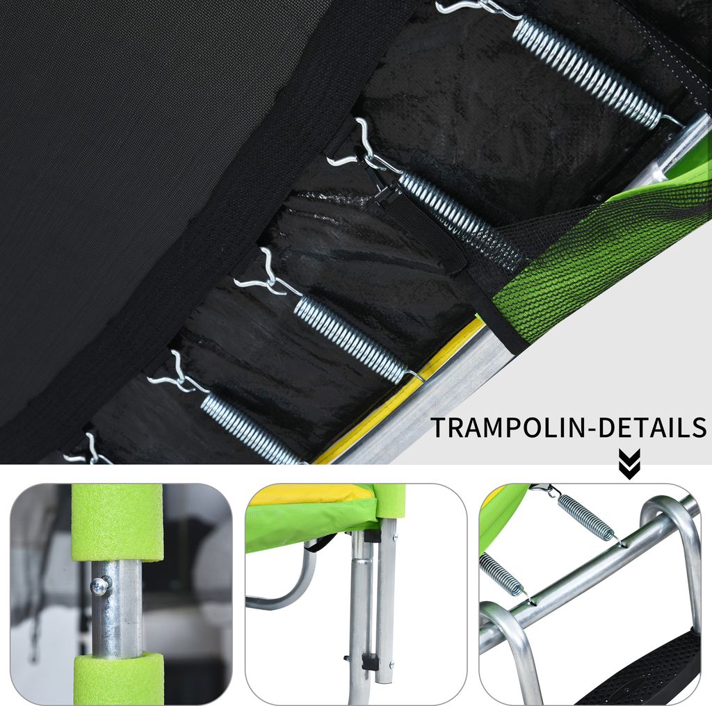 Trampolina ogrodowa Merax Ø 213 cm trampolina dla dzieci z Zdjęcie produktu 7