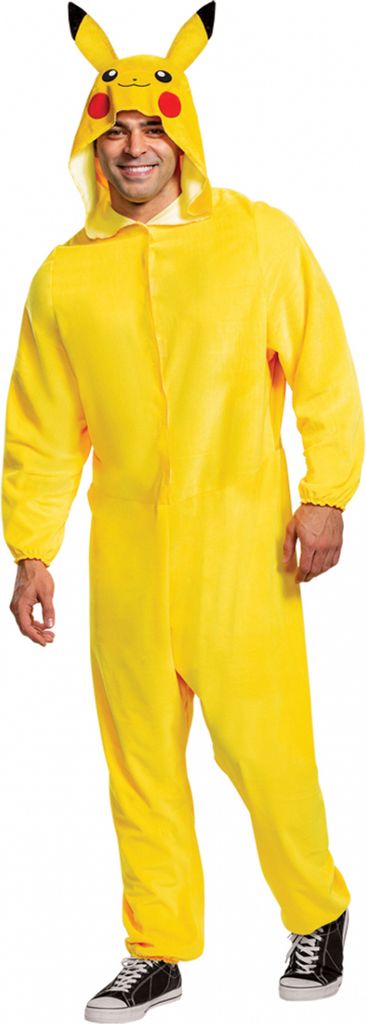 Pokémon Pikachu Kostüm für Erwachsene Größe: One Size