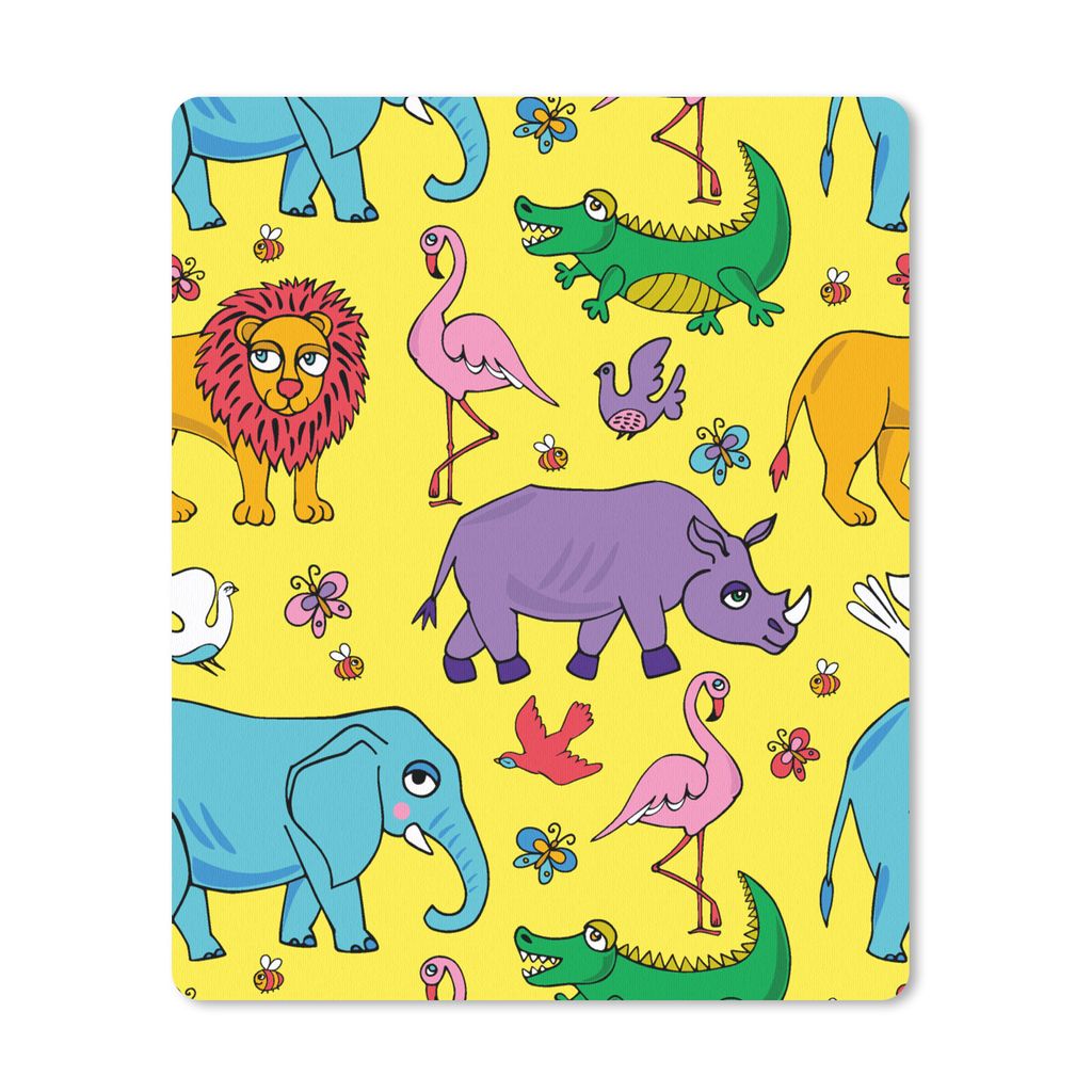 MuchoWow Mauspad Mousepad Flamingo - Tiere - Muster 30x40 cm - Mousepads - Maus Mat - Pad - Mausunterlage - Mausmatten