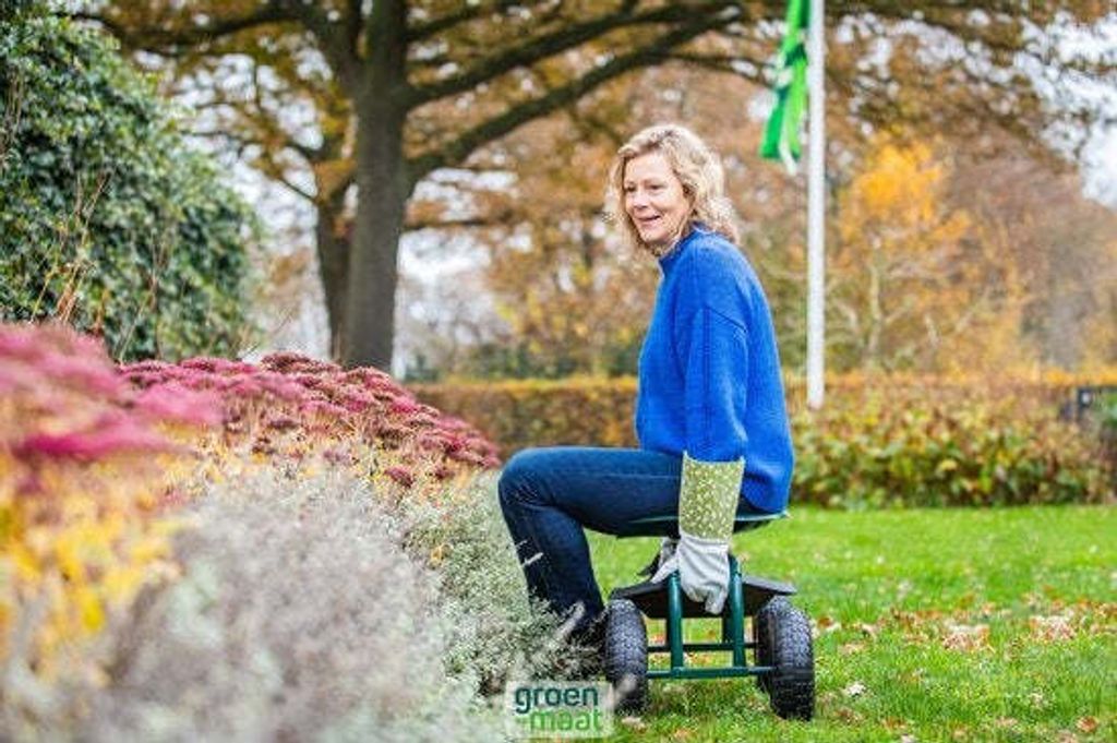 Mobilny stołek ogrodowy Merkloos z obrotowym siedziskiem Zdjęcie produktu 12