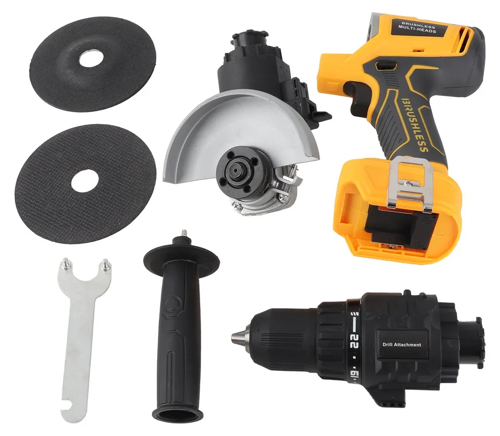 Kit perceuse meuleuse d'angle 20V : finissez vos chantiers sans fil