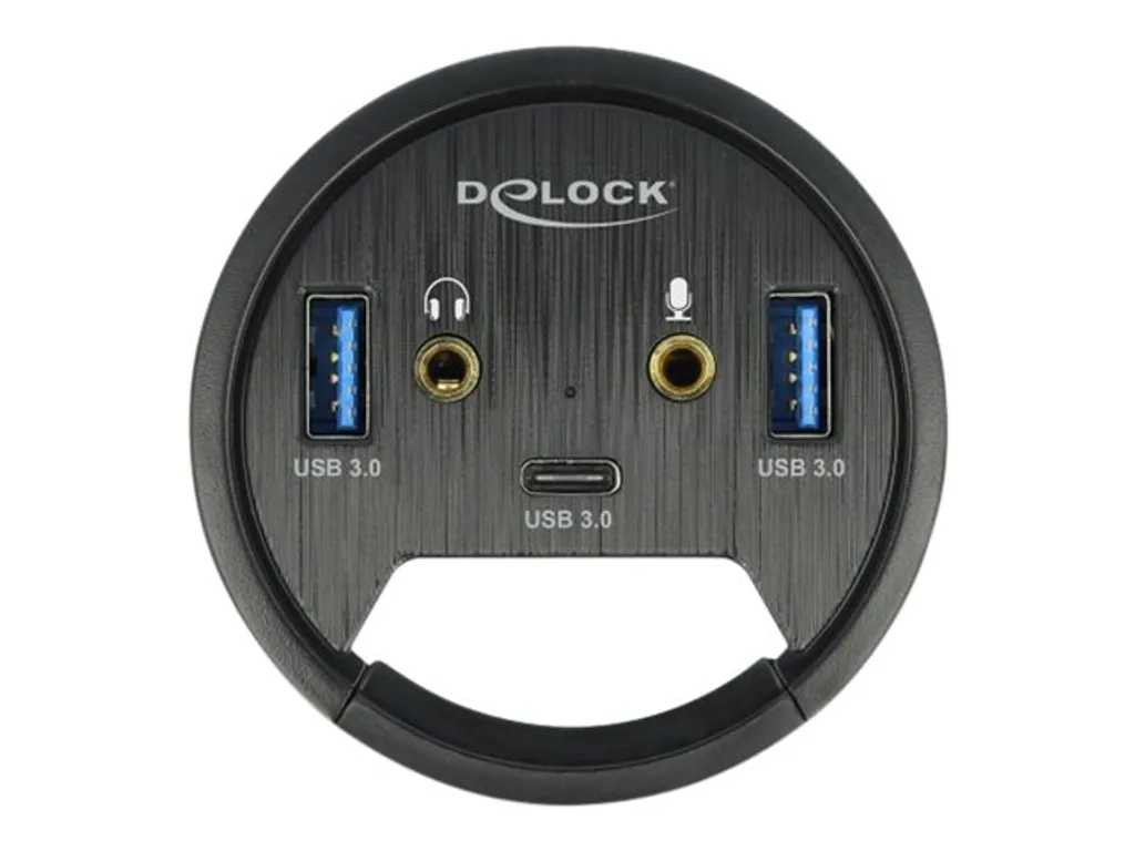 Delock 62794 DELOCK USB-HUB 3Port 1x Typ-C / 2x Typ-A + HD-Audio Ports