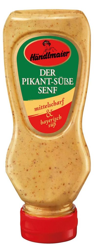 Händlmaier Der Pikant Sladká hořčice středně ostrá bavorská Obrázek produktu 