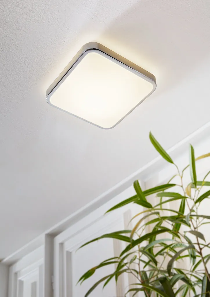 Plafonnier LED Eglo 96229 : Solution Éclairage 1500lm Chrome Puissant - 7