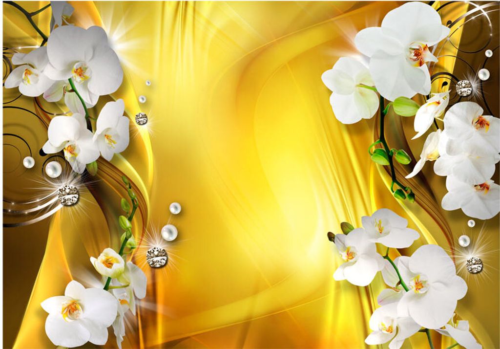 Basera Fototapete Orchideenmotiv b-A-0223-a-b, Vliestapete, 200x140 cm