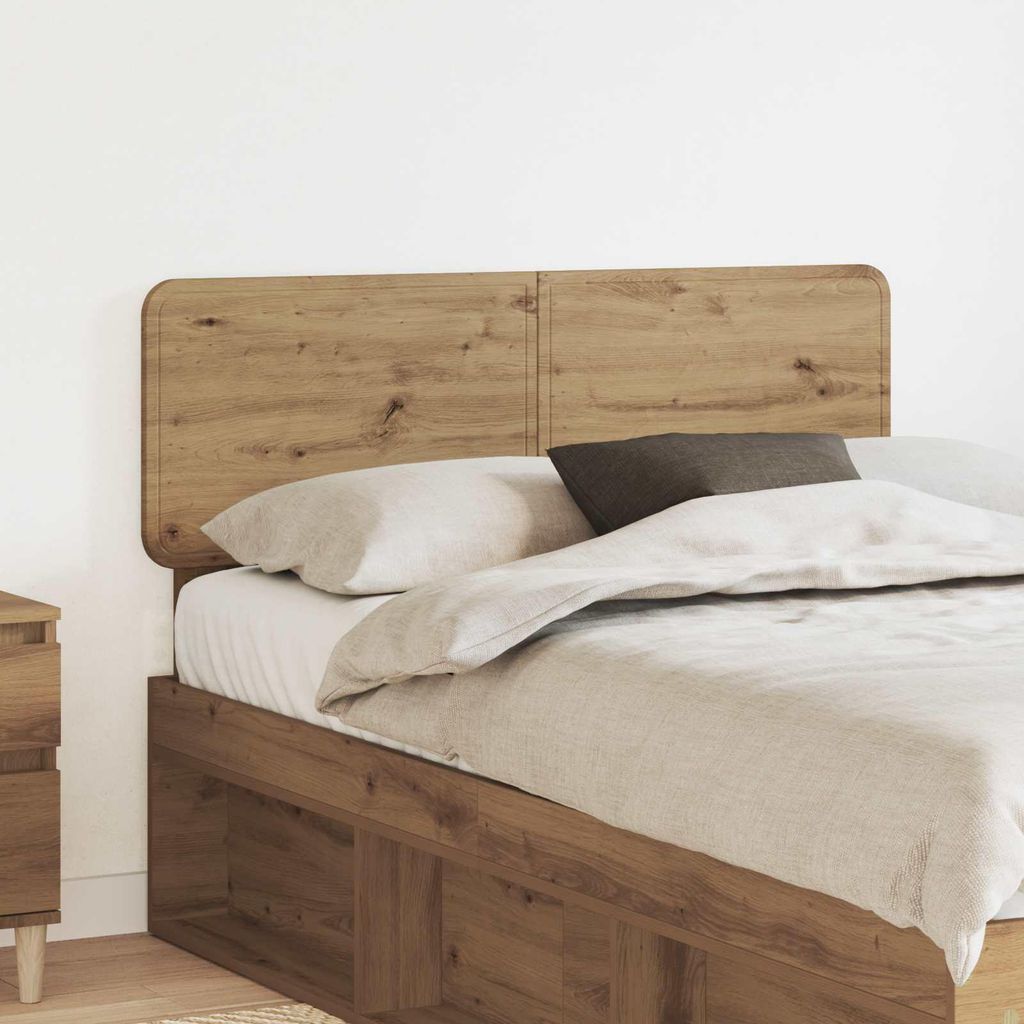 "Schlussverkauf" Bettkopfteil 1 pc - Einfache Montage - Artisan-Eiche 120 cm Holzwerkstoff C11700