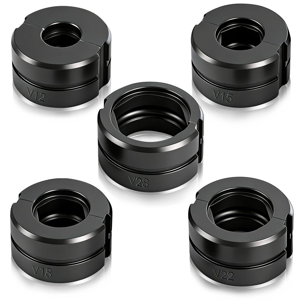 5 tlg V-Kontur Pressbacke V12/15/18/22/28mm Produktbild 