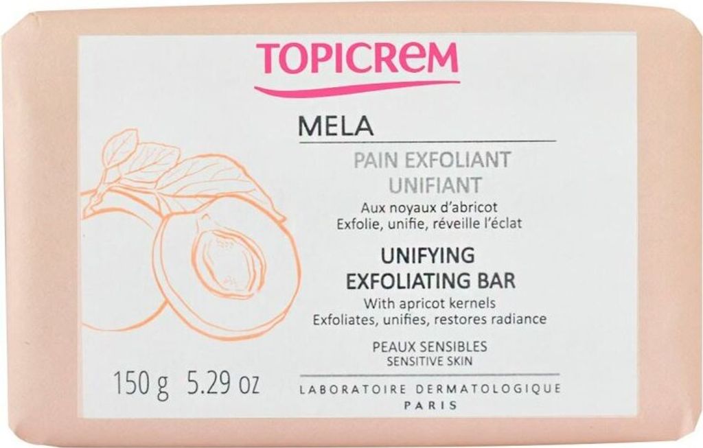 Topicrem Seife Topicrem Mela Unifying Exfoliating Bar 150gr Produktbild 