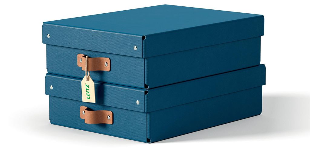Leitz 61480068 Aufbewahrungsbox Karton Blau