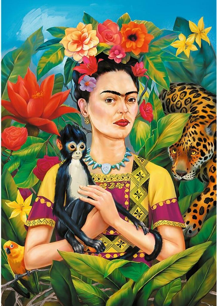 TREFL Puzzle Premium Plus Portrait von Frida Kahlo 1000 dlks