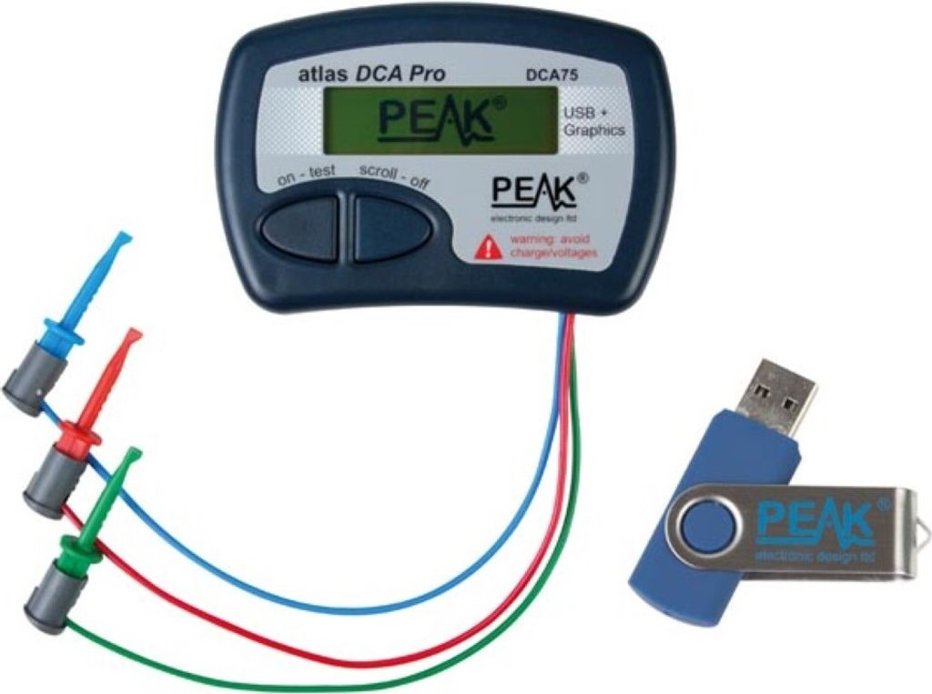 Peak Halbleiter-Tester für elektronische Bauteile, mit grafischem Display, automatische Erkennung