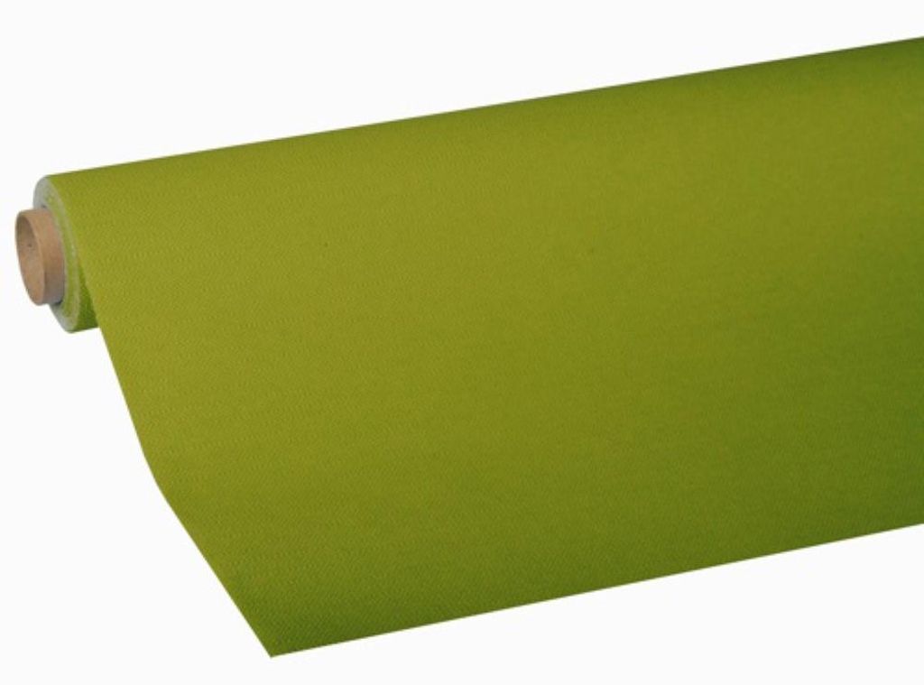PAPSTAR Tischdecke "ROYAL Collection", olivgrün, 5 m x 1,18 m | Schrumpffolie (1 Rolle)