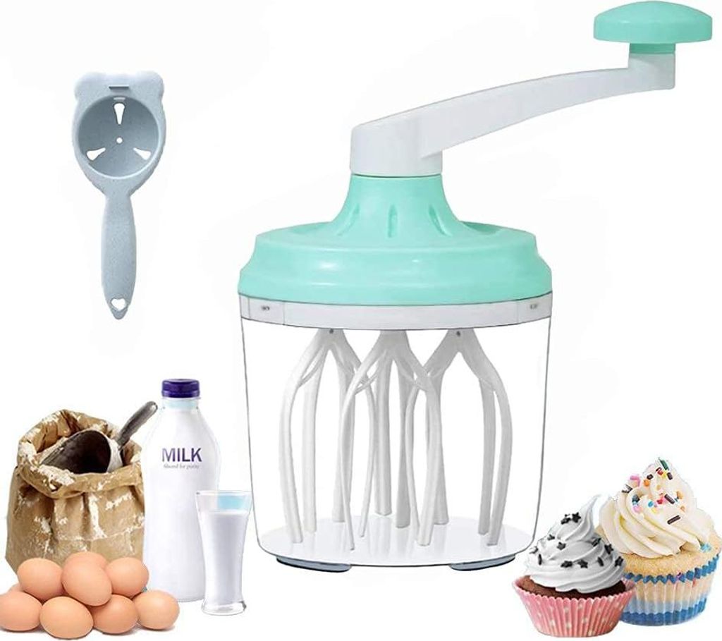 Handmixer, Handrührgerät, Multifunktions-Schneebesen, Schnell-Eierquirl, Küchenhelfer 1200 ml