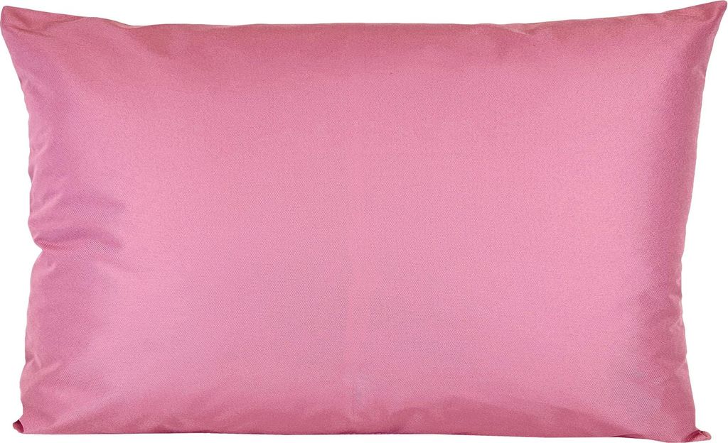 JACK 1x 30x50cm Outdoor Kissenhülle Bezug Kissen Hülle Lounge Garten Einfarbig, Farbe:Weinrose