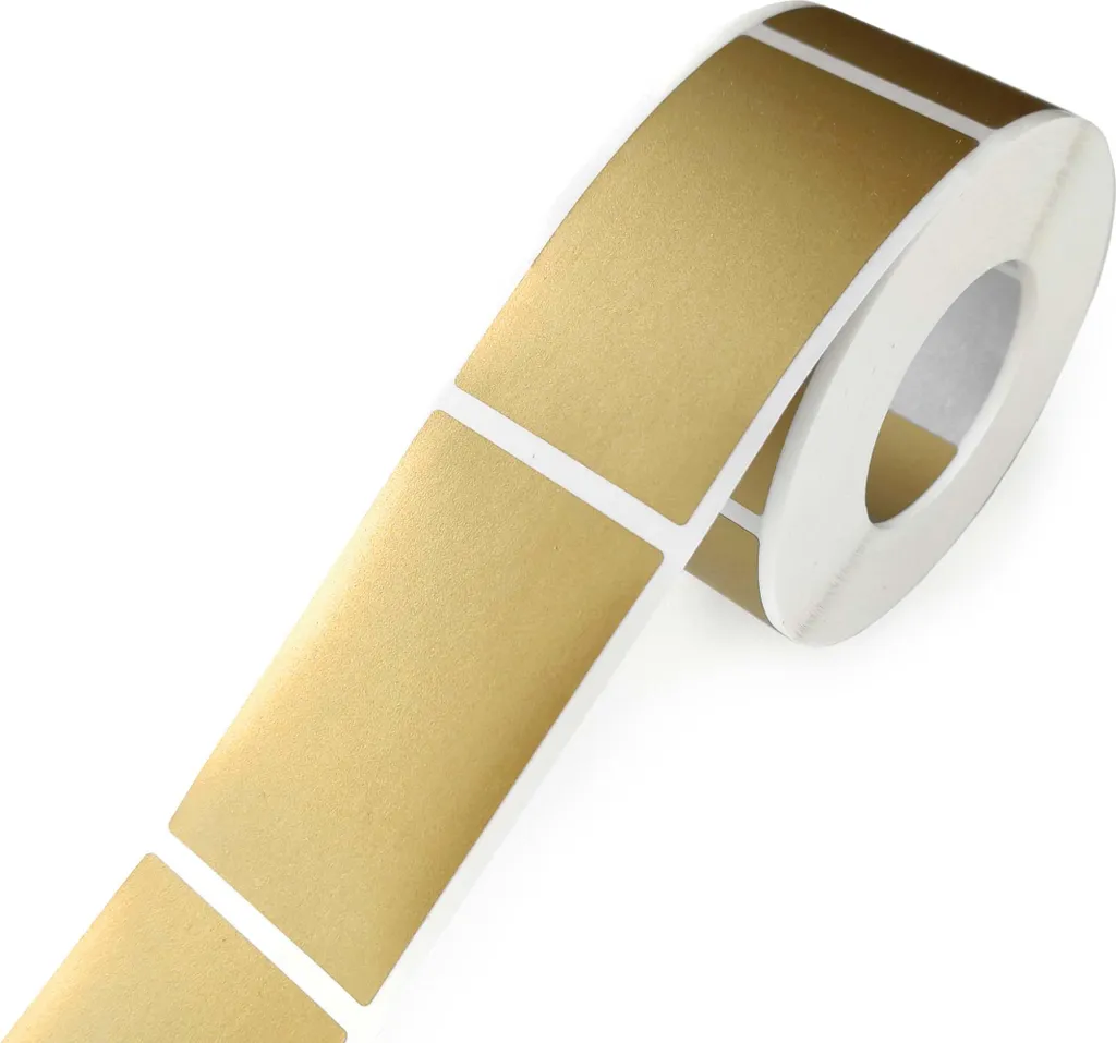 Autocollants à gratter pour personnalisation de cartes et cadeaux - 500 Or