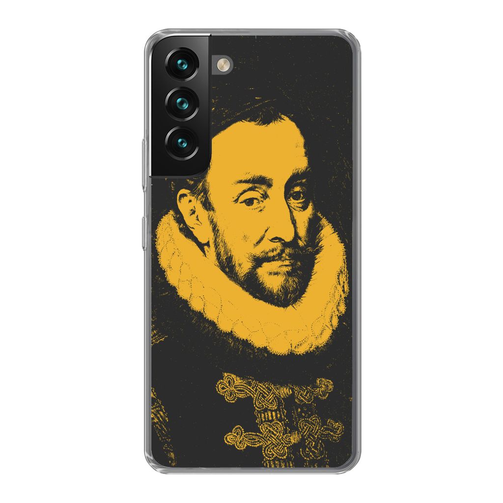 MuchoWow Handyhülle Schutzhülle Hülle für Samsung Galaxy S22 Plus Wilhelm von Oranien - Adriaen Thomasz Silikon Softcase Handy Hülle - Schut...