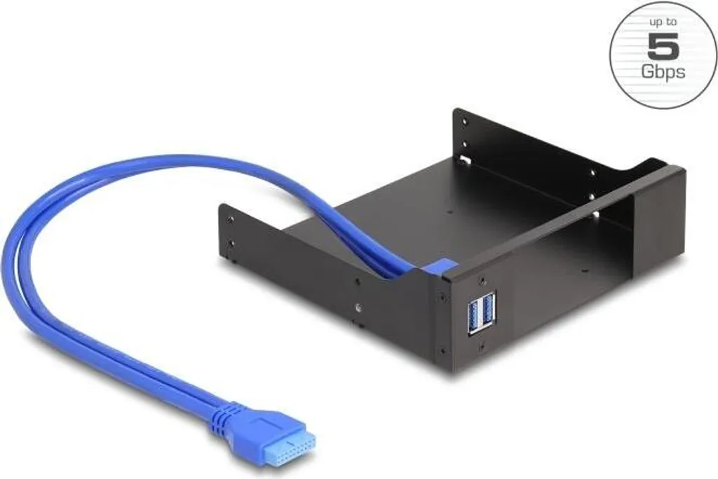 Solution Montage Baie 5.25 pour Slim Bay et Hub USB 5 Gbps : Fini le Désordre