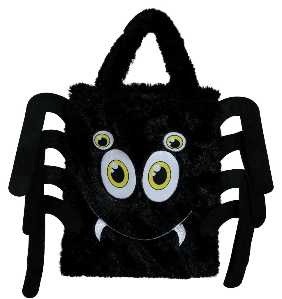 Plüschkorb Spinne 19x23 cm Produktbild 