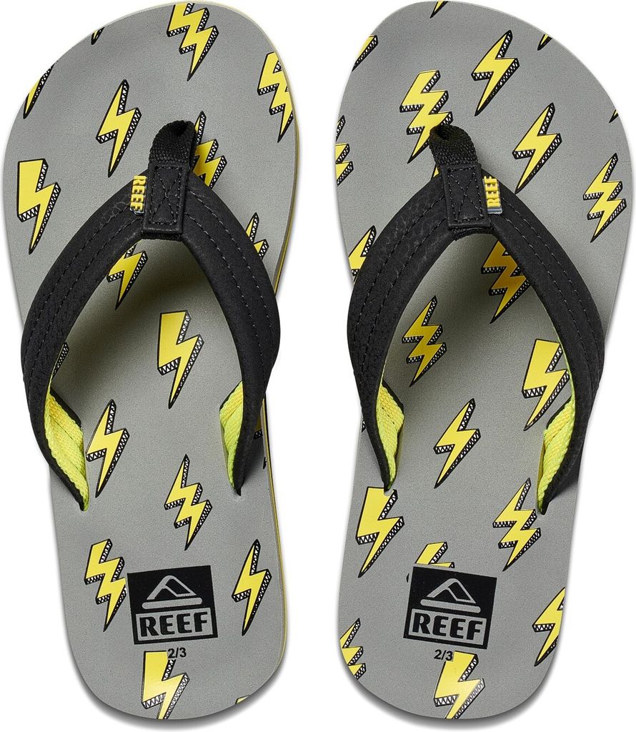 REEF Boys Kinder Zehentrenner Sandalen Strand Sommer Sonne »AHI« High Voltage