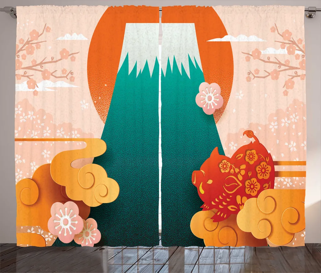 Tende Soggiorno ABAKUHAUS Elementi Doodle | Stile Giapponese 280x225