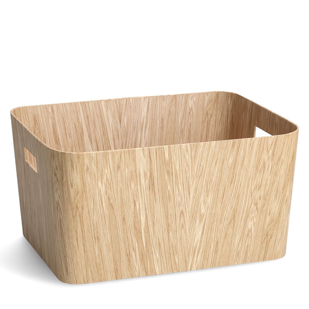 Trvanlivá úložná krabice WOOD, 39,5 x 30,5 x 20 cm Obrázek produktu 