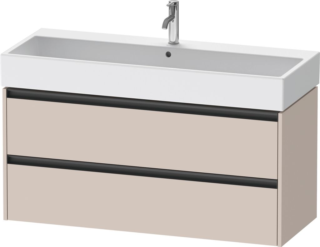 Duravit Ketho.2 Wastafelonderkast 118,4x46x54,9 cm Mat Produktbild 