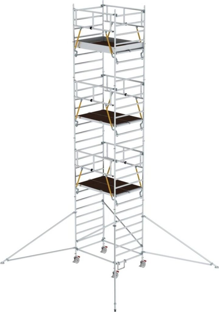 MUNK Rollgerüst SG mit Doppelplattform 1,35x1,80m und Ausleger 9,55m AH