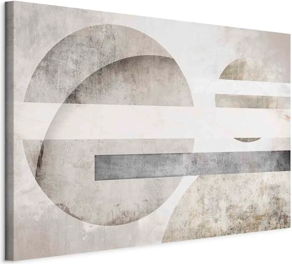 Stampa su Tela 60x40 Astratto Pianeti - Quadro Moderno Pronto da Appendere