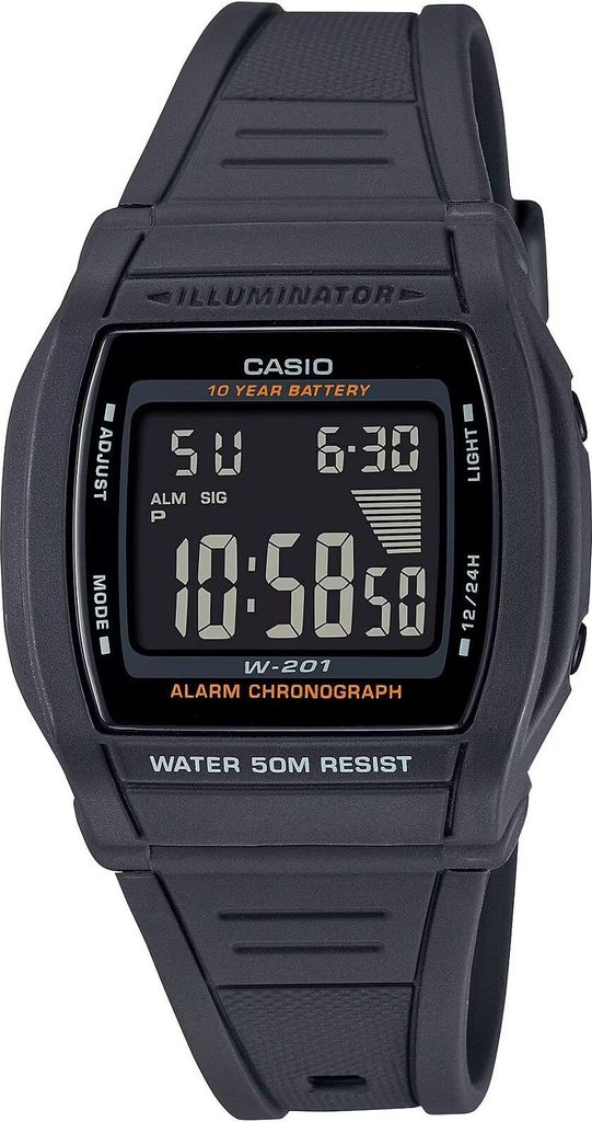 Casio COLLECTION Uni-Uhr Schwarz (Ø 36 mm)